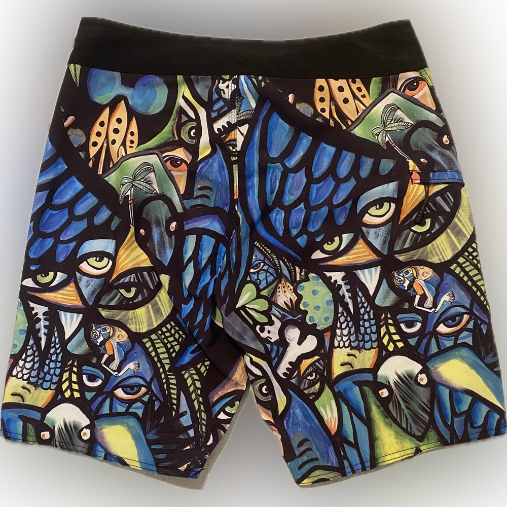 Volcom Mod-Tech Board Shorts, Size 29, Good Condi… - image 2